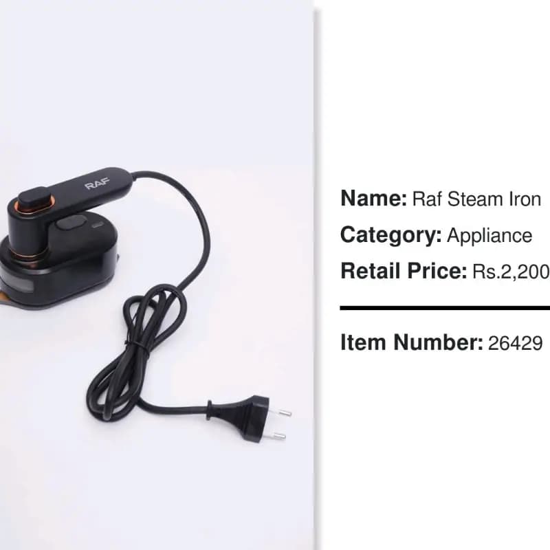 RAF Steam Iron