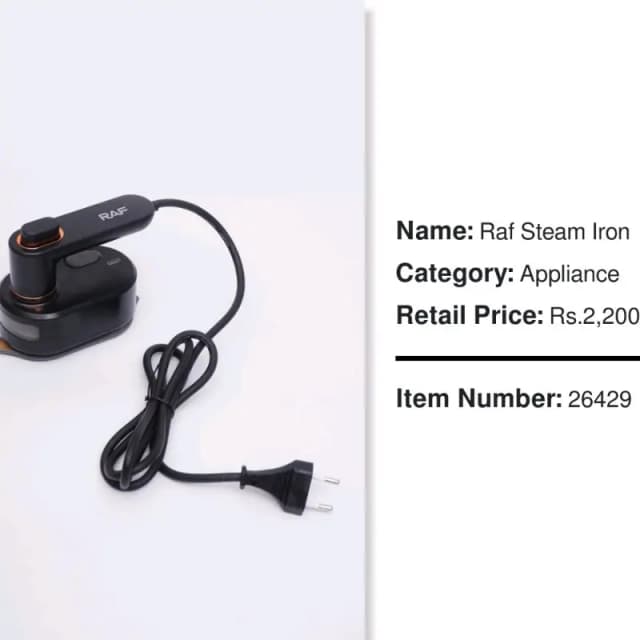 RAF Steam Iron