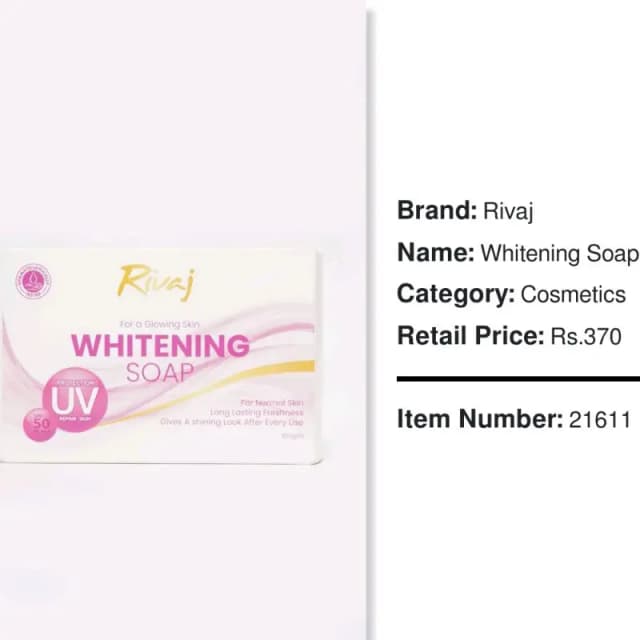 Rivaj Uk Whitening Soap
